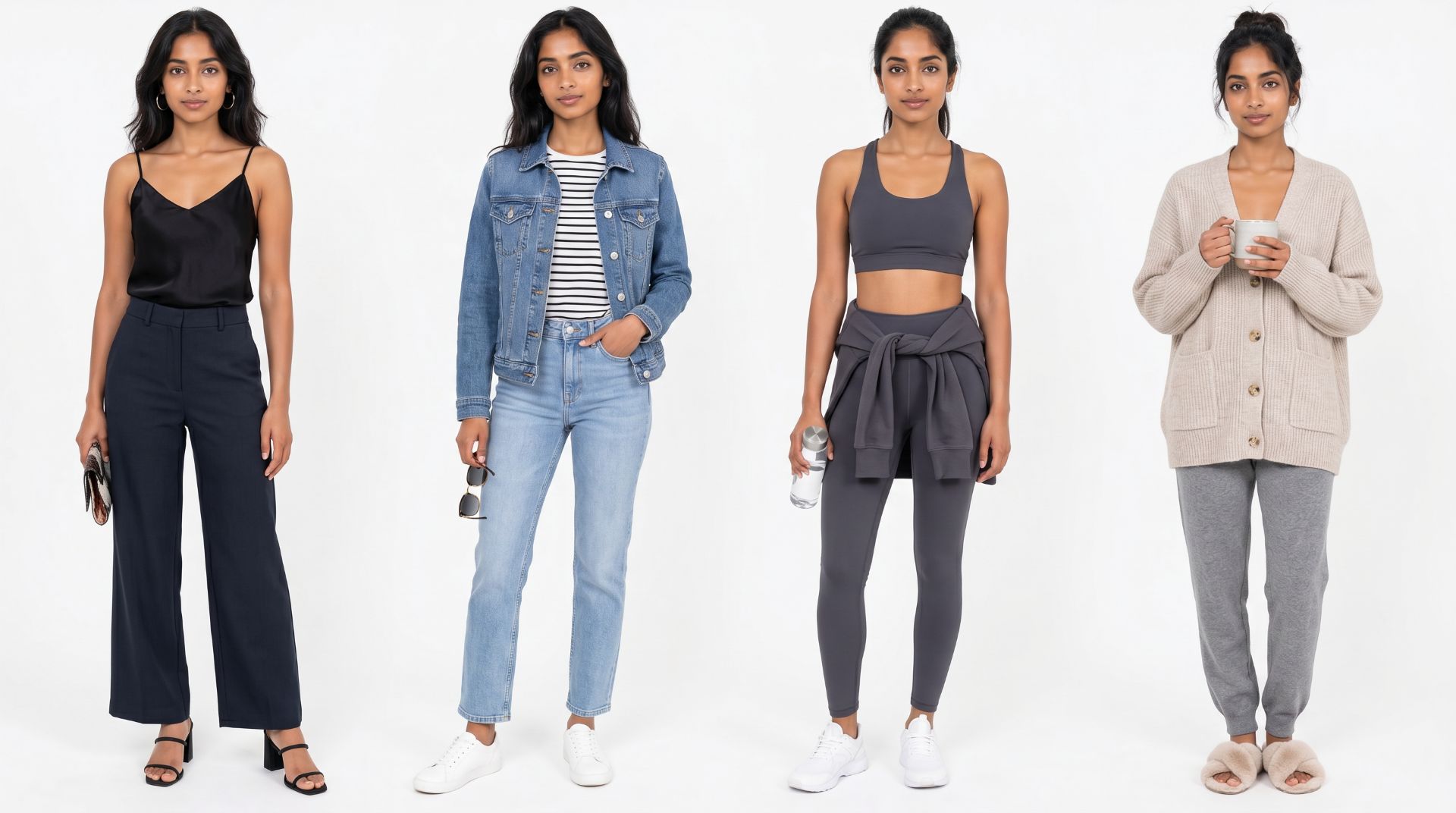 Reference comparison: talent and look direction across generative tools